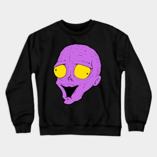 Purple Zombie Crewneck Sweatshirt